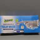 KOKL Disposable Toilet Brush, Toilet Bowl Cleaner Brush with 50PCS Toilet Brush Refills, Toilet Cleaner Refill Pads, Disposable Toilet Bowl Brush and Storage Caddy for Bathroom Cleaning(1-Set)