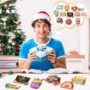 HOWAF 36pcs Teacher Christmas Ornament Gift Set, Thank You Teachers Gifts Wood Hanging Christmas Tree Ornament for Classroom Office Decor, Xmas Holiday Present for Teachers