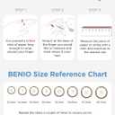 Benio Gen4 Smart Ring,2026 Upgraded,Smart Health Ring for Women Men Fitness Tracker with Heart Rate,Blood Oxygen,Sleep Monitoring,Step Counting,No Subscription