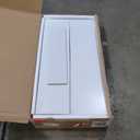 Shoe Storage Cabinet for entryway, Small oversize, Glossy White