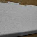 3D Stone Wall Panels Soft Textured Concrete Realistic 3D Texture, Waterproof & Fireproof Exterior and Interior White Wall Tile for Home Dcor(White), 47.24 inches x 23.62 inches