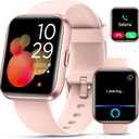 Smartwatch for Women, Compatible with Android & iPhone, 1.8'' Fitness Tracker Watch with Alexa, Call & Notification Alerts, Heart Rate & Sleep Monitor, 120 Sports Modes, Waterproof Watch for Women
