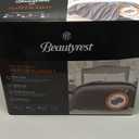 Beautyrest Electric Blanket Luxurious Micro Fleece Ultra Soft Ribbed Textured, Cozy and Snuggly Cover for Cold Weather, Fast Heating, Auto Shut Off, 20 Level Heat Setting Controller, King, Beige