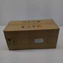 ROMASS Ceiling Fans with Lights and Remote, LED Outdoor/Indoor Ceiling Fans White 38 inch Noiseless 3 Colors Dimmable 6 Speeds Ceiling Fans for Bedroom, Living Room, Kitchen, Patio, Hallway