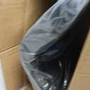 Universal Tractor Seat Black, Heavy Duty 220lb Capacity w/Drainage Hole & Slide Rails for Forklifts Tractors Mowers