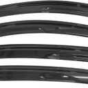 Tape On Window Visors Fits for 2014-2019 Mazda 3, Side Auto Window Wind Deflectors, Ventshade, Rain Guards for Cars/Trucks