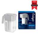 Culligan with ZeroWater Technology 12-Cup Water Filter Pitcher Includes 5-Stage Advanced Water Filter, IAPMO Certified to Reduce Lead, Total PFAS (Forever Chemicals), Mercury, Fluoride, and Chlorine