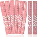 8 PCS Nail Files and Buffers for Acrylic Nails and Natural Nails, Double Sided Washable Nail File Emery Board, 100/180 Grit Nail Buffer Block Professional Manicure Tools Kit for Home Salon