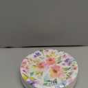 Elyxio 48Pcs Floral Paper Plates Spring Summer Flowers Disposable Party Dessert Plate 7" Watercolor Purple Pink Bouquet Meadow Plates for Birthday Wedding Baby Bridal Shower Party Supplies (48)