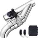 2.5 Inch Electric Exhaust Cutout with Elbow Valved Muffler Valvetronic Exhaust Valve Kit