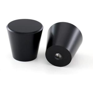 homdiy 10 Pack Matte Black Cabinet Knobs Kitchen Cabinet Hardware Black Knobs for Dresser Drawers