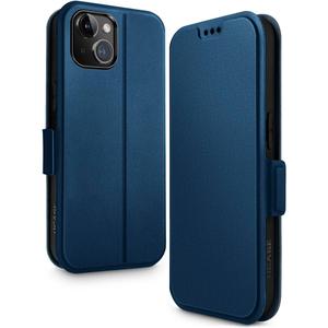 OCASE for iPhone 15 Wallet Case, Slim PU Leather Flip Folio, Card Slots, RFID Blocking, Kickstand, Shockproof Phone Cover 6.1 Inch 2023, Blue