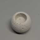 3.5" Marble Tealight Candle Holder Travertine Decorative Votive for Elegant Centerpiece Table Aesthetic Mini Holders for Tabletop