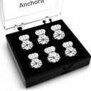 Anchora Original Magic Earring Backs for Droopy Ears | Earrings Lifters for Heavy Earring | Earlobe Secure Clear Miracle | Fits Standard 20G / 0.8mm Posts ONLY (2 Silver 1 Gold)