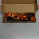 4 Pcs Fall Stems Artificial Ficus Branches, 47.2 Inch Faux Eucalyptus Stems Fall Decor, Fake Leaves Fall Decorations for Home, Autumn Table Decor Fall Branches for Vase Filler Centerpieces