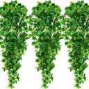 Ageomet 3pcs Artificial Hanging Plants, 3.6ft Fake Ivy Vine for Wall House Room Indoor Outdoor Decoration (No Baskets)