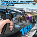 Remote Control Car, All Terrain Remote Control Truck for Boy, 2.4GHz Rc Car with Bodylight and Two Rechargeable Batteries, 20KM/H Monster Truck Toys