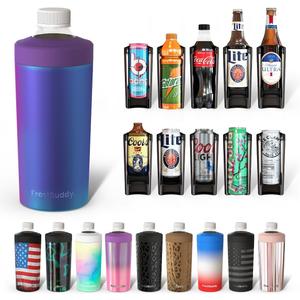 Universal Buddy XL Can Cooler by Frost Buddy - Fits 12-ounce, 16-ounce, 20-ounce, and 24-ounce Cans and Bottles - Keep Your Drinks Refreshingly Chilled for over 12 hours. (
Nebula
)