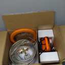 VEVOR 3 Gallon Vacuum Chamber and 3.5 CFM Pump Kit, Stainless Steel Chamber, Single Stage Vacuum Pump Degassing Chamber Kit, with Acrylic Lid, Oil, 4.92 ft Hose, for Degassing Resin Silicone Epoxies
