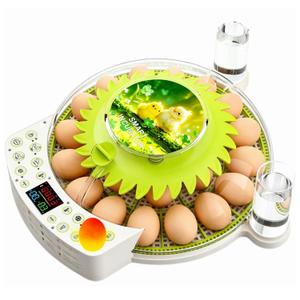 22 Egg Incubators for Hatching Eggs, 2026 Newly Upgraded 360° View with Automatic Egg Turning & Humidity Control, Built-in Egg Candler Air Vent, for Chicken, Duck & Quail Eggs, 22 Eggs