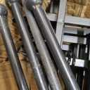 8 Panels No Dig Decorative Garden Fence with Gate, 40in(H)  17.6ft(L) Heavy-Duty Rustproof Metal Panels, Outdoor Dog Barrier for Yard & Patio, Landscape, Border| Portable Temporary Fencing