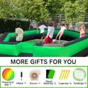 20FT Gaga Ball Pit Portable,Inflatable Gaga Ball Pit with Blower for Indoor Outdoor School Family Activities Giant Inflatable Sport Game