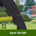 No Dig Landscape Edging 33FT, 4 Inch Plastic Edging for Landscaping with 100 Spikes, for Garden, Lawn, Flower Beds and Yard, Black