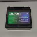 12V 18Ah Lithium LiFePO4 Battery, 4000+ Cycles, Built-in 18A BMS for UPS Backup Power, Fish Finder, Camping Lighting