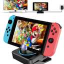 Kkf Switch Dock, 4K HDMI Docking Station for TV, Portable Switch Adapter Charging Dock, Connect to TV to Play Games Requires a 39W (15V/2.6A) or Above Charger