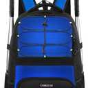 COMECOI Softball Bag, Lightweight Baseball Backpack with Shoes Compartment, Baseball Bat Bags with Fence Hook for TBall Bat & Equipment, for Batting Mitten, Helmet, for Girls, Boys, Youth, Adults