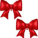 2pcs Large Bow Balloons, Bow Themed Party Decorations Elegant Coquette Balloons for Coquette Birthday Wedding Engagement Party Decoration (red) (38.58x29.53in)
