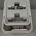 JOYMOOP Mop and Bucket Set, Flat Mops for Floor & Wall Cleaning, Commercial & Household Use, Hardwood Floor Mop with Long Handle & 4 Microfiber Pads (60 inch)