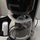 BLACK+DECKER 12-Cup Coffee Maker with Easy On/Off Switch, Easy Pour, Non-Drip Carafe with Removable Filter Basket, Vortex Technology, Black