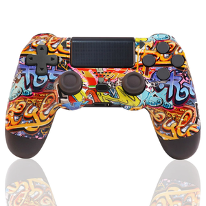 Wireless Controller for P4, Remote Control Compatible with P4/P4 Slim/P4 Pro/PC (Graffiti)