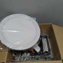 Bathroom Exhaust Fan with RGB Lights, 110CFM/1.0 Sones Vent Fan with 3 Color Temperatures, 5 Adjustable Brightness, Easy to Install, Remote Control, Quiet Ventilation Fan for Bath, Shower, Attic, Large