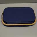 BALEINE Laundry Hamper with Lid, Tall Laundry Baskets with Bamboo Pull Handles, Large Laundry Bin with Internal Support (18 Gal/70L, Blue)