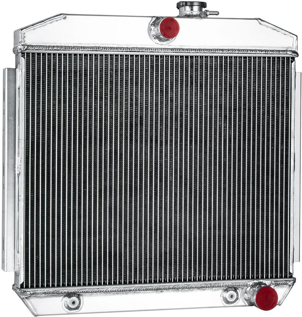 Aluminum Radiator compatible with 1955-1957 1956 Chevy Bel Air Nomad 210 150 Radiators
