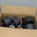 Wagon Carts Foldable 460LBS Weight Capacity Collapsible Wagon with Big All-Terrain Wheels, Heavy Duty Beach Wagons Cart with Cup Holders for Camping, Garden, Sports, Grocery-Black