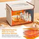 Folding Bread Proofing Box - Foldable Dough Proofer Boxs, with 6-speed 50-131 Temp Control & 9-speed 48H Timer, Fermentation box for Sourdough, Pizza, Yogurt, Kombucha