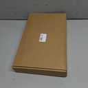 TOPEAST Tote Bag for Women, Lightweight Puffer Tote Bag with Zipper, Work Bags for Nurse Teacher, Travel Puffy Handbag (Beige & Orange-large)