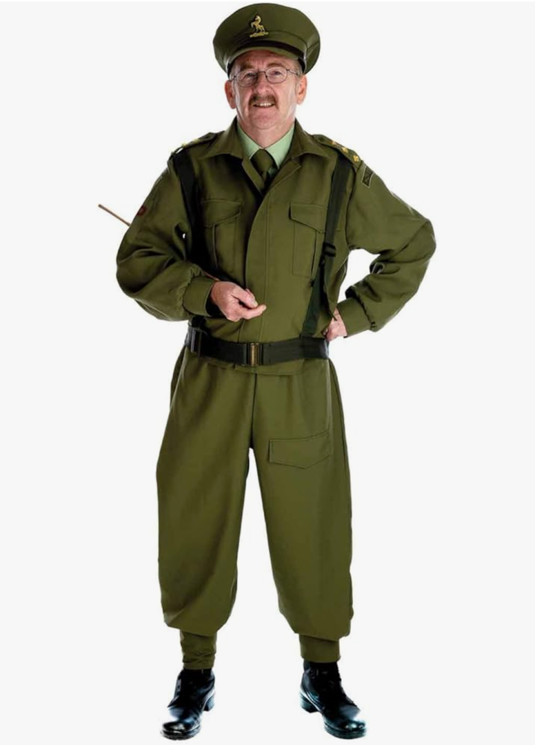 fun shack World War 2 Costumes for Men Army Soldier Halloween Costumes for Men, XL Adult 