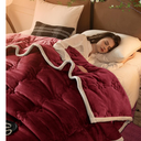 Super Soft Throw Blanket Ivory Premium Silky Flannel Fleece 3D Checkered Lightweight Bed Blanket All Season Use (Red, 91"x80")