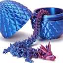 Brand: YTRXYLKL4.54.5 out of 5 stars(501)3D Printed Dragon with Surprise Egg,Surprise Dinosaur Eggs Fidget Toys for Kids, Birthdays, Halloween Christmas Decorations Gifts Indoor Outdoor for Girls Boys (Purple)