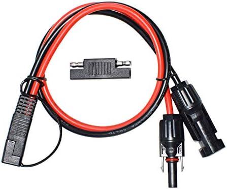 LIXINTIAN SAE Adapter, with SAE Polarity Reverse Adapte，10AWG Cable Conector for RV Panel Solar