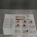 Acrylic Display Case for Collectibles, Clear Acrylic Display Box with 3 Adjustable Layers and Magnetic Door, Stackable Clear Storage Box/Bins for Figures, Lego, Book (1Pack, 1 Adjustable Divider)