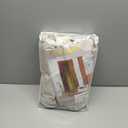 Timeper Beige Cream Pleat Back Tab Velvet Curtains W104 x L96 inches 1 Panel, Room Darkening Solid Home Decor Curtains for Bedroom Living Dining Room Thermal Insulated Luxury Super Soft Window Drapes