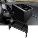 Ecarzo Dash Tray Phone Holder for 2025 2026 Toyota Sienna 8.0 inches Screen, Custom Fit Behind Screen Dashboard Organizer, Dash Console Storage Tray with Non-Slip Liner (NOT for 12.3-Inch Display)