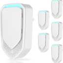 6 Pack Air Ionizers for Home Negative Ion Air Purifier Plug In, Quiet Air Ionizers for Dust Mites, Odor, Smoke Dust, Pets, Portable Air Cleaner for Bedroom, Office, Kitchen