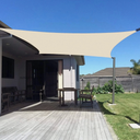 SUNNY GUARD Sun Shade Sail 20' x 20' Rectangle Butter Cream UV Block Sunshade for Backyard Yard Deck Patio Garden Outdoor Activities and Facility