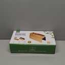 Bamboo Sofa Armrest Tray - Couch Arm Tray with Detachable Couch Cup Holder - 2 in 1 Anti-Slip Foldable Sofa Armchair Caddy Table - Cup Holder for Drinks Cellphone Snacks, Remote